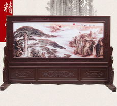 晉城京風(fēng)古韻家居用品 紅木家具與墻布的典雅融合